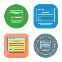 Website Vector Icon
