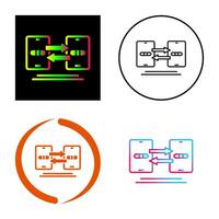 Data Synchronization Vector Icon