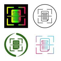 Scan Vector Icon