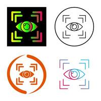 Eye Scan Vector Icon