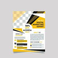 business flyer template vector