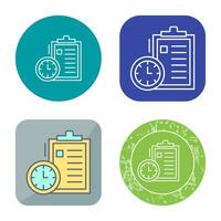 Time Management Vector Icon