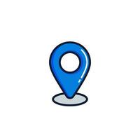 Location map pin GPS pointer icon Vector Illustration