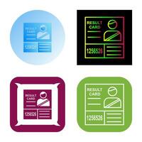 Candidate Results Vector Icon