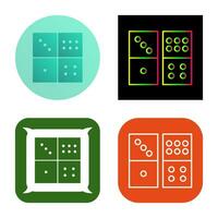 Domino Game Vector Icon