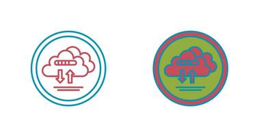 Cloud Data Vector Icon