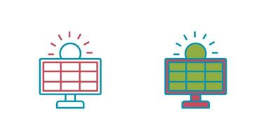 icono de vector de sistema solar