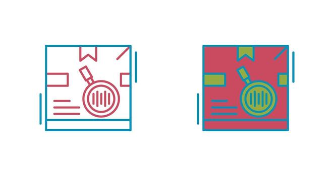 icono de vector de código de seguimiento