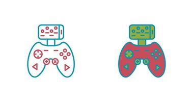 icono de vector de controlador de juego