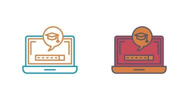 Digital Learning Vector Icon
