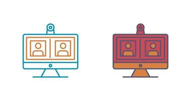 Videocall Vector Icon