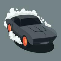 Sport Car Vector Illustration Isolated Element for Automotive Advertisements, Posters, Website Designs