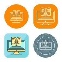 Digital Learning Vector Icon