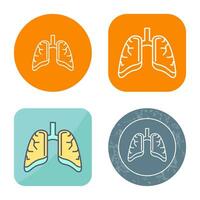 Lungs Vector Icon