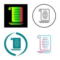 Document Vector Icon
