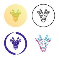 Giraffe Vector Icon