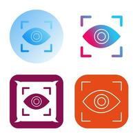 Eye Scan Vector Icon