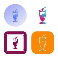 Milkshake Vector Icon