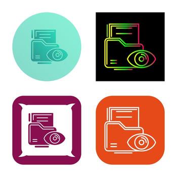 icono de vector de visualización de datos