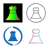 Volcano Vector Icon