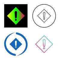 Caution Sign Vector Icon