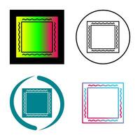 Unique Frame Vector Icon