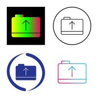 Unique Folder Vector Icon