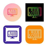 Coding Vector Icon