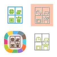 Bookshelf Vector Icon