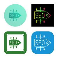 SEO Tag Vector Icon