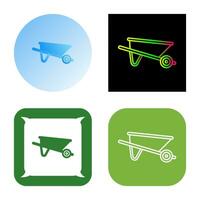 Wheelbarrow Vector Icon