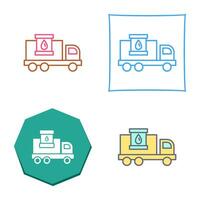 Fuel Truck Vector Icon