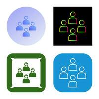 Network Group Vector Icon