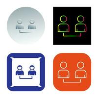 Connected Users Vector Icon