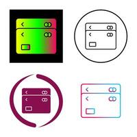 Unique Multiple Cards Vector Icon