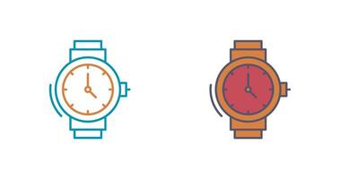 icono de vector de reloj de pulsera