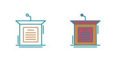 Podium Vector Icon