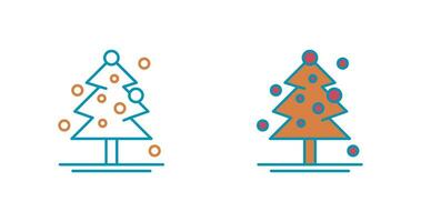 icono de vector de árbol de navidad