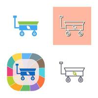 Garden Cart Vector Icon