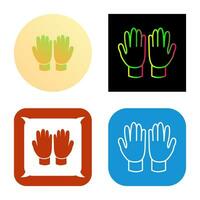 Gardening Gloves Vector Icon