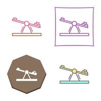 Seesaw Vector Icon