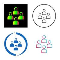 Network Group Vector Icon