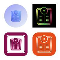 Weight Scale Vector Icon