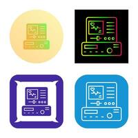 Electrocardiogram Vector Icon