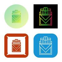 Cigarette Pack Vector Icon