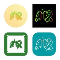 icono de vector de cáncer