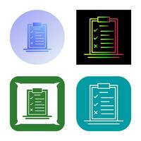 Checklist Vector Icon