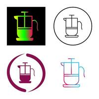 French Press Vector Icon