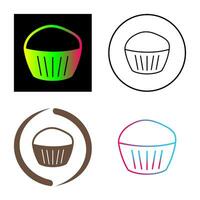 Chocolate Muffin Vector Icon