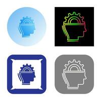 Machine Learning Vector Icon